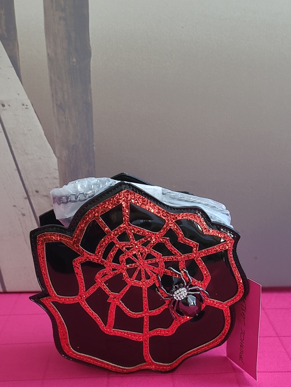 Betsey Johnson Web Crossbody NWT